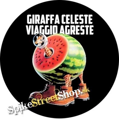 GIRAFFA CELESTE VIAGGIO AGRESTE - okrúhla podložka pod pohár
