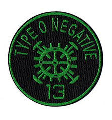 TYPE O NEGATIVE - Logo Green - nažehlovacia nášivka