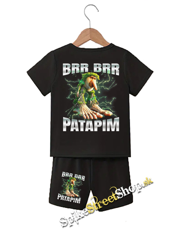 Unisex kraťasy + Unisex tričko BRR BRR PATAPIM - bavlnené teplákové šortky a bavlnené tričko