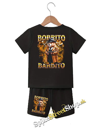 Unisex kraťasy + Unisex tričko BOBRITO BANDITO - bavlnené teplákové šortky a bavlnené tričko