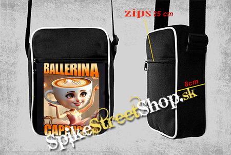 BALLERINA CAPPUCCINA - Black Motive - retro taška na rameno