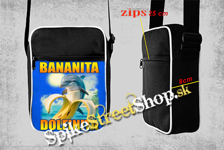 BANANITA DOLFINITA - Blue Motive - retro taška na rameno