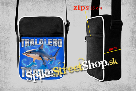 TRALALERO TRALALA - Blue Motive - retro taška na rameno