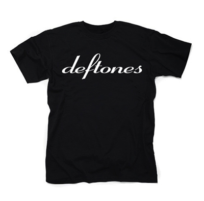 DEFTONES - Logo White - čierne detské tričko