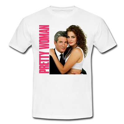 PRETTY WOMAN - Motive 2 - biele detské tričko