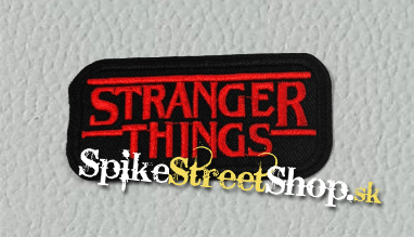 STRANGER THINGS - Logo Red - nažehlovacia nášivka