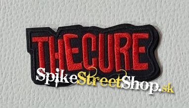 THE CURE - Logo Red - nažehlovacia nášivka