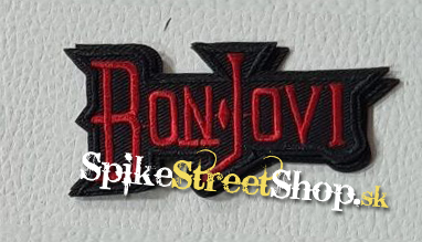 BON JOVI - Logo Red - nažehlovacia nášivka