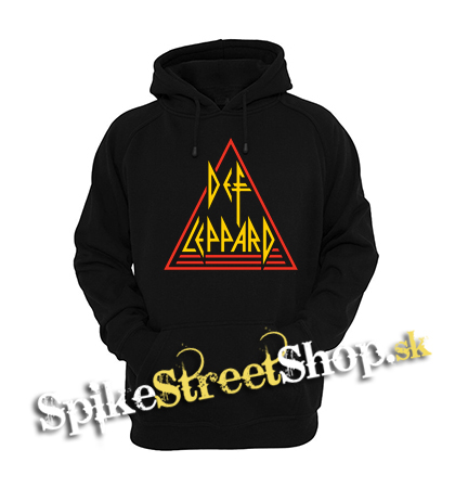 DEF LEPPARD - Color Logo - čierna pánska mikina