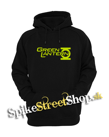 GREEN LANTERN - Logo - čierna pánska mikina