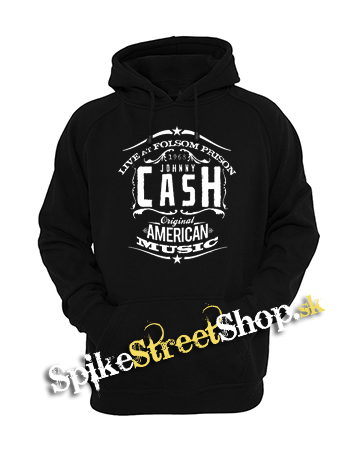 JOHNNY CASH - Original American Music - čierna pánska mikina