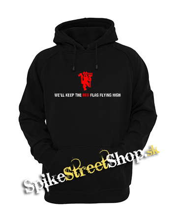 MANCHESTER UNITED - We'll Keep The Red - čierna pánska mikina