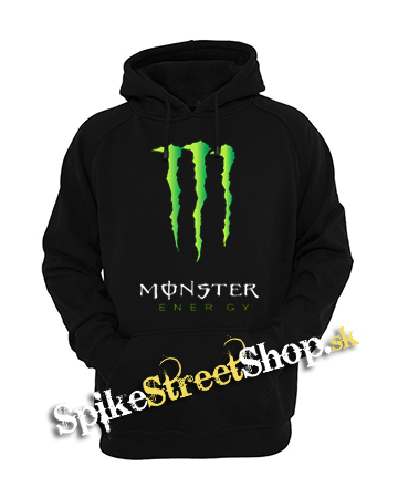 MONSTER ENERGY - Logo - čierna pánska mikina