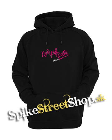 NEW YORK DOLLS - Logo - čierna pánska mikina