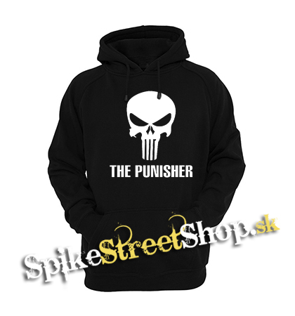 PUNISHER - Logo - čierna pánska mikina