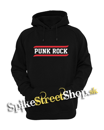 PUNKROCK - Logo Motív 3 - čierna pánska mikina