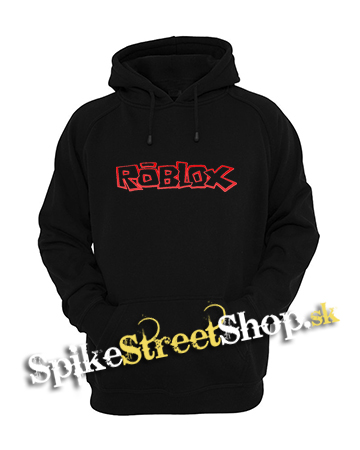 ROBLOX - Logo Red White - čierna pánska mikina