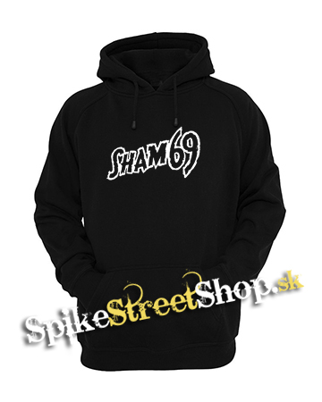 SHAM 69 - Logo - čierna pánska mikina