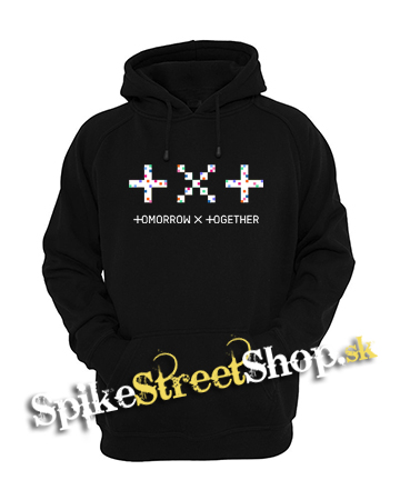 TXT - TOMORROW X TOGETHER - Logo - čierna pánska mikina