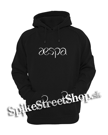 AESPA - Logo - čierna detská mikina