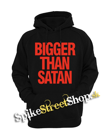 BIGGER THAN SATAN - čierna detská mikina