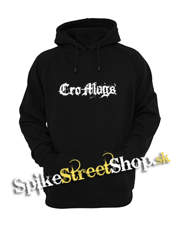 CRO-MAGS - Logo - čierna detská mikina
