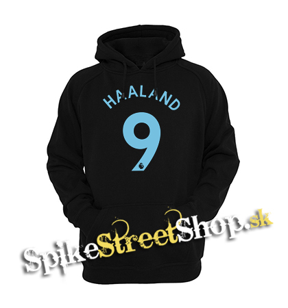 ERLING HAALAND - 9 Blue - čierna detská mikina