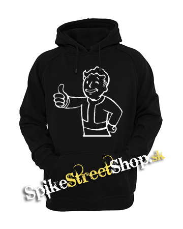 FALLOUT - Vault Boy - čierna detská mikina