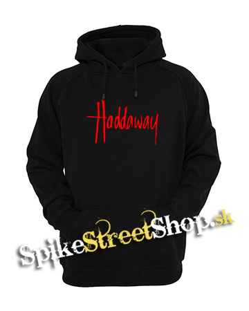 HADDAWAY - Logo - čierna detská mikina