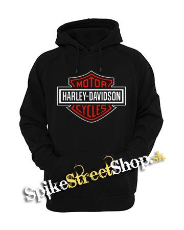 HARLEY DAVIDSON - Red Crest Logo Motive 2 - čierna detská mikina