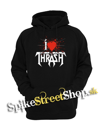 I LOVE THRASH - čierna detská mikina