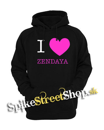 I LOVE ZENDAYA - čierna detská mikina
