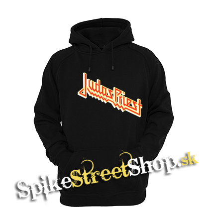 JUDAS PRIEST - Orange Yellow Classic Logo - čierna detská mikina