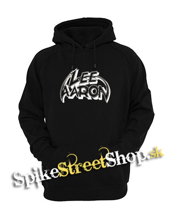 LEE AARON - Logo - čierna detská mikina