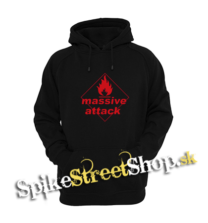 MASSIVE ATTACK - Logo Crest - čierna detská mikina