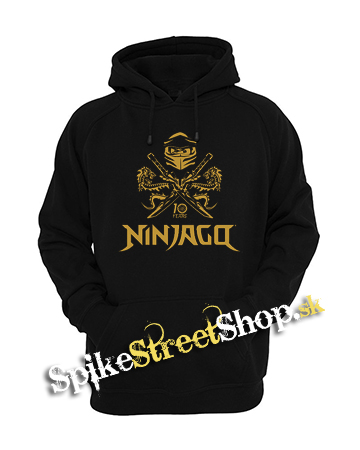 NINJAGO - 10 Years - čierna detská mikina