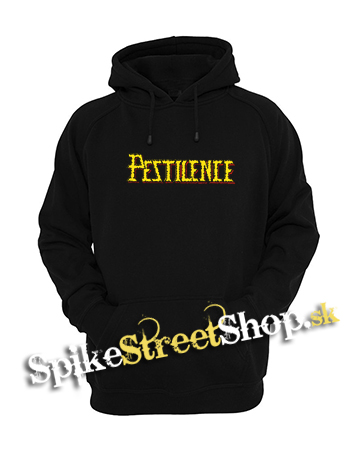 PESTILENCE - Yellow Logo - čierna detská mikina