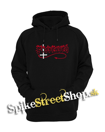 POSSESSED - Logo Red White - čierna detská mikina