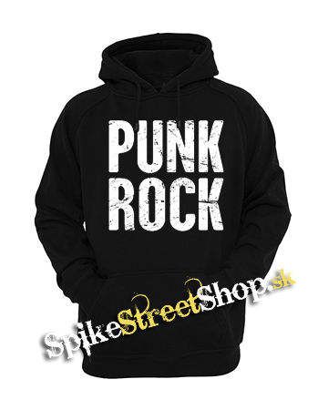 PUNKROCK - Logo Motív 2 - čierna detská mikina