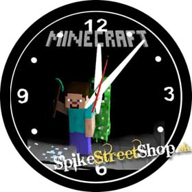 MINECRAFT - Motive 3 - nástenné hodiny