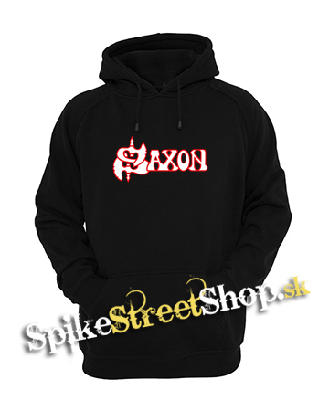 SAXON - Logo - čierna detská mikina
