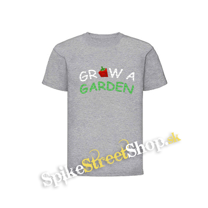 ROBLOX - GROW A GARDEN - Logo - sivé pánske tričko