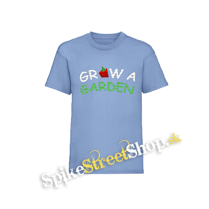 ROBLOX - GROW A GARDEN - Logo - svetlomodré pánske tričko