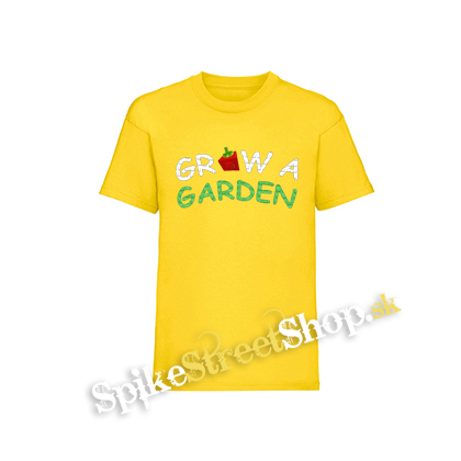ROBLOX - GROW A GARDEN - Logo - žlté pánske tričko