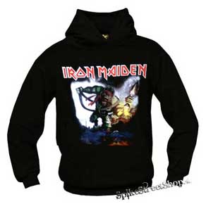 IRON MAIDEN - Eddie Soldier - čierna pánska mikina 