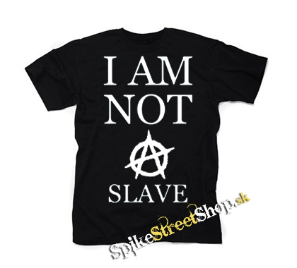 I AM NOT A SLAVE - White - pánske tričko