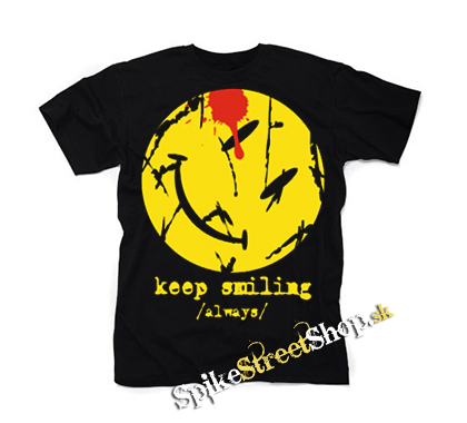 KEEP SMILING ALWAYS - pánske tričko