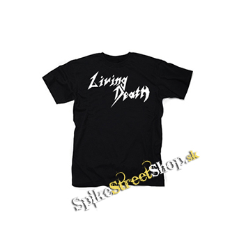 LIVING DEATH - Logo - pánske tričko