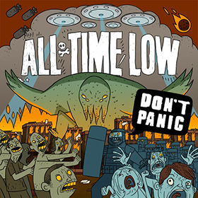 Fotonášivka ALL TIME LOW - Don't Panic