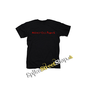 RED HOT CHILI PEPPERS - Red Written Logo By The Way - pánske tričko